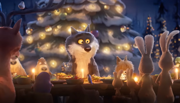 vianočná reklama vlk Intermarché