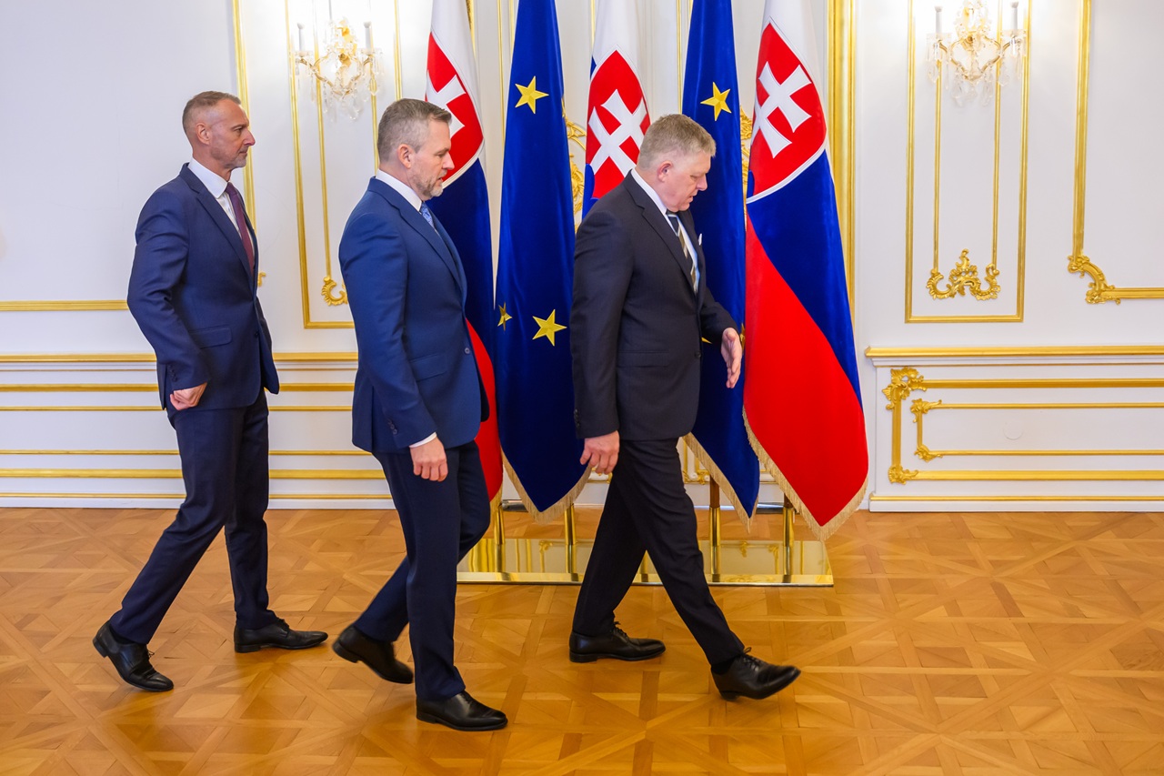 Obed troch najvyšších ústavných činiteľov pri príležitosti 33. výročia vzniku samostatnej Slovenskej republiky