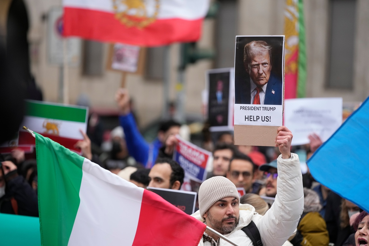 Taliansko Irán Protest