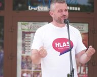 Na snímke Peter Pellegrini počas predvolebnej kampane HLAS-SD. / Foto: Facebook Peter Pellegrini