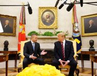 Na snímke z roku 2019 Peter Pellegrini a Donald Trump. / Foto: Facebook Peter Pellegrini