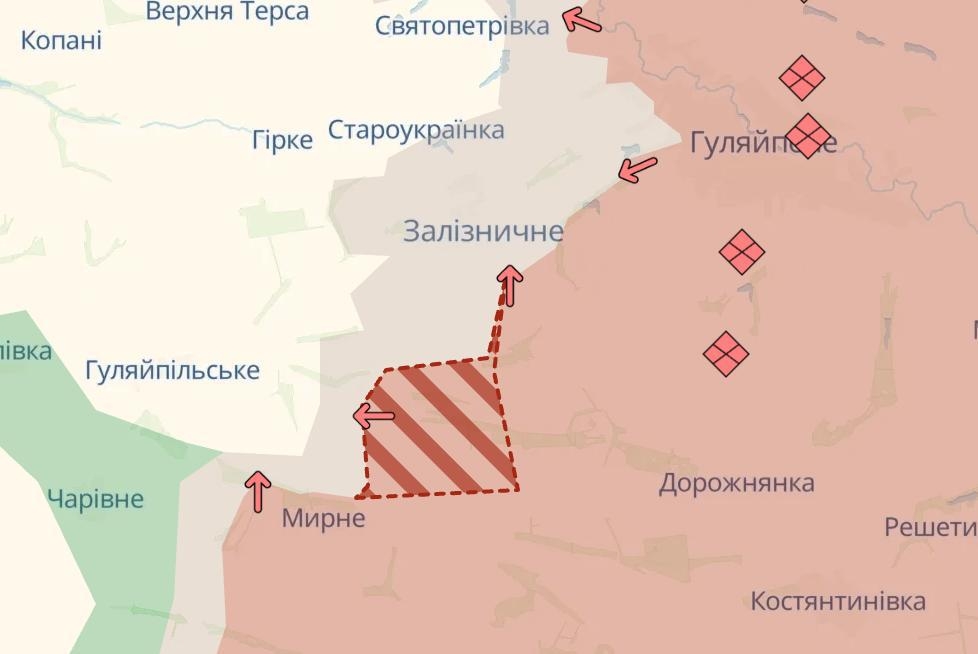 Mapa / Foto: Telegram