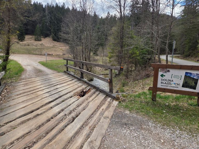 Most do doliny Blajzloch