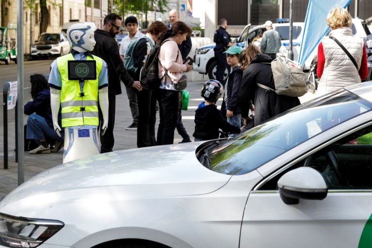 robot na riadenie dopravy