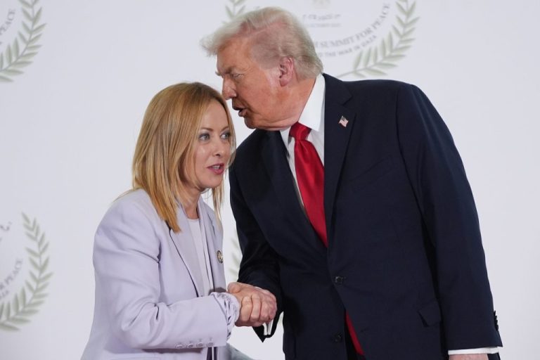 Trump Meloniová