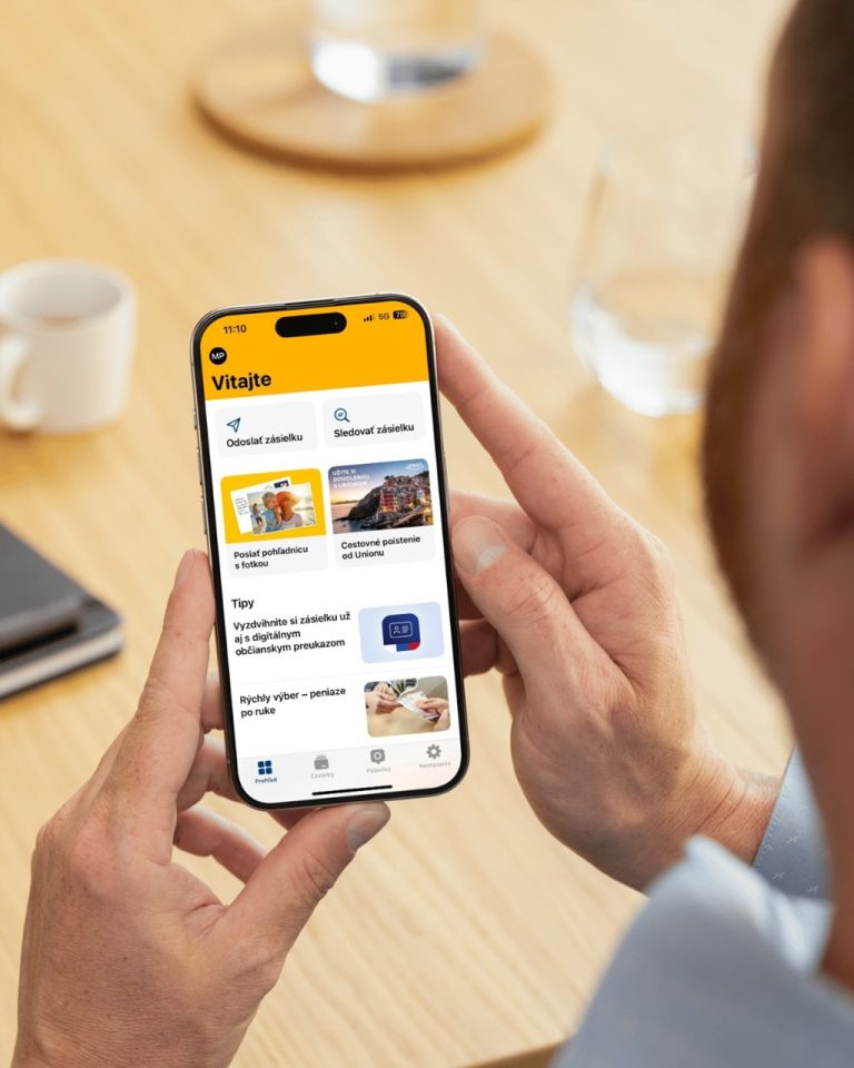 Mobilná aplikácia Slovenskej pošty