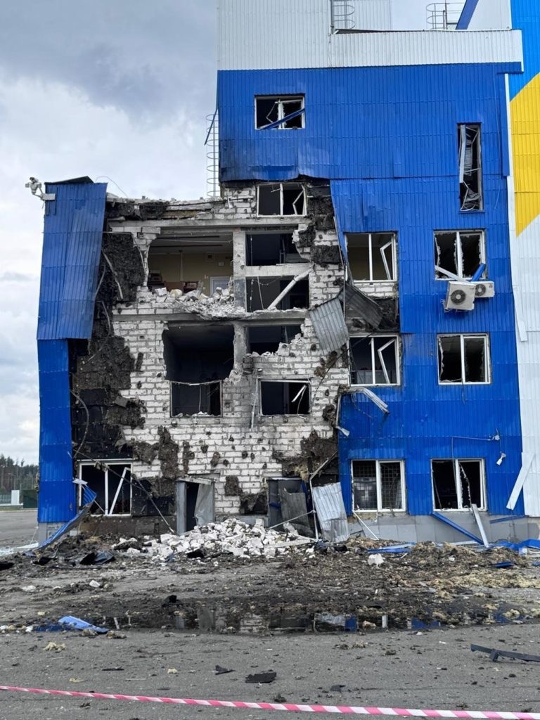 černobyľ dron sklad