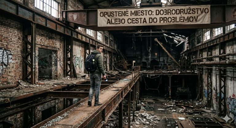 opustená budova