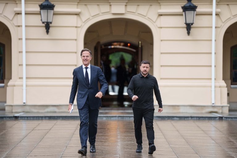 Rutte a Zelenskyj