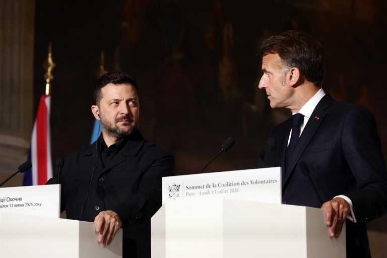 Volodymyr Zelenskyj Emmanuel Macron