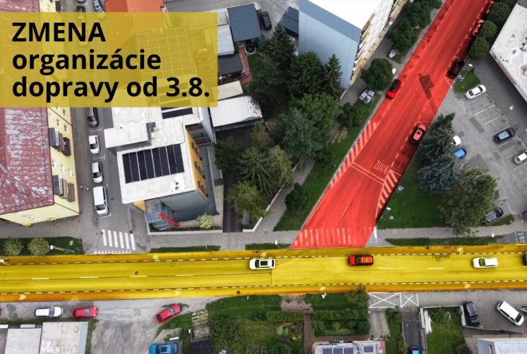 zmena organizácie dopravy v Ružomberku