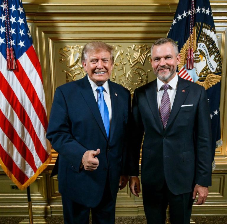 Donald Trump Peter Pellegrini