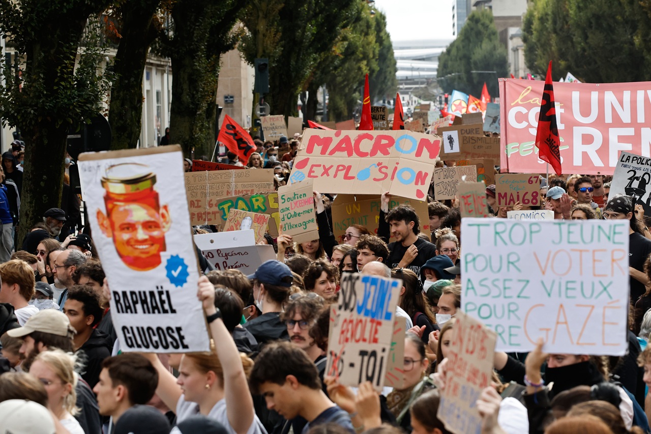 Francúzsko školy protesty