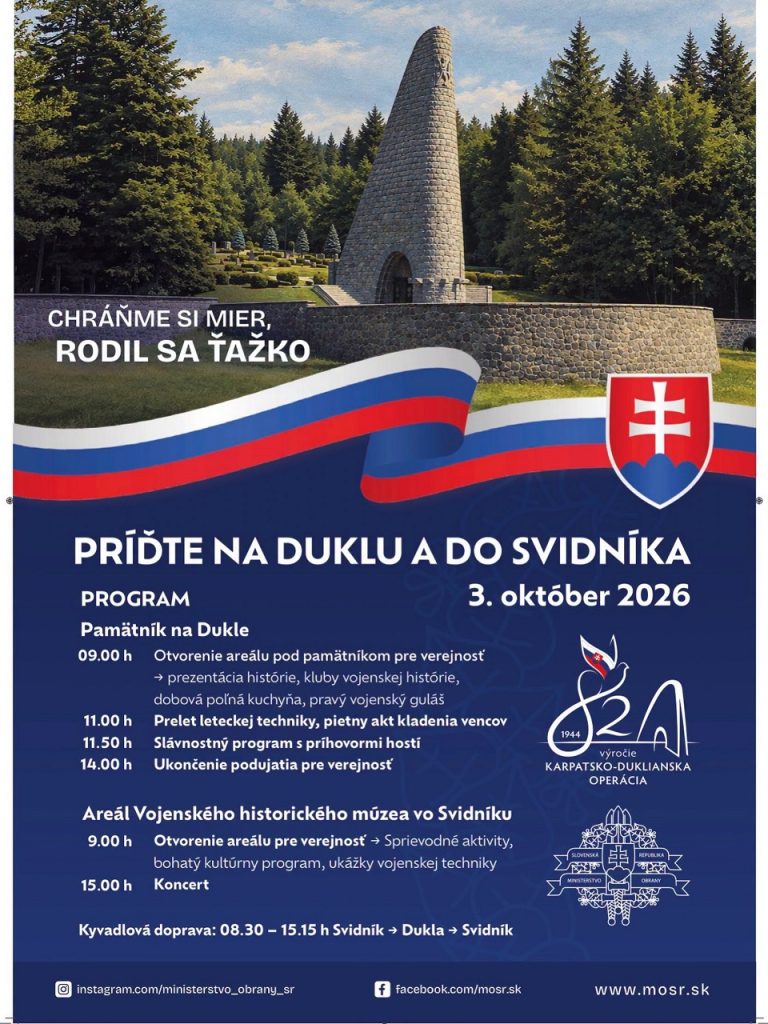 Oslavy 82. výročia Karpatsko-duklianskej operácie